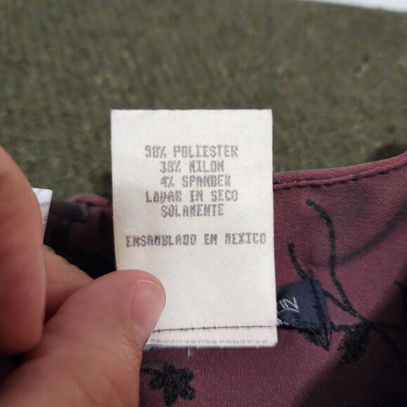 VTG 1990s Jonathan Martin Shift Dress Floral Velvet Grunge Goth Whimsigoth - Picture 4 of 7